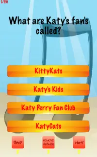 Katy Perry Trivia Quiz Screen Shot 2