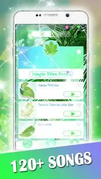 Green Magic Tiles - Piano Go 🎹🎵 Screen Shot 4