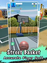 Shooting Basketball-Street Sim Dunk Master Game Screen Shot 4