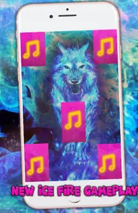 Arctic Piano Wolf Tiles Ice Blue Fire Music Songs Screen Shot 2