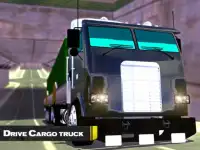 शहर के कार्गो ट्रक परिवहन 3D Screen Shot 8