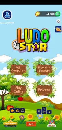 Ludo One Star Screen Shot 1