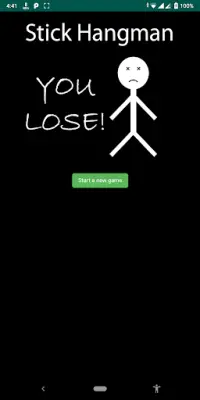 Stick Hangman (Free) Screen Shot 2