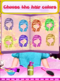 फेयरी फैशन लड़कियों के लिए लट में हेयरस्टाइल गेम Screen Shot 3