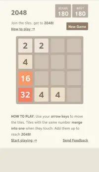 2048 Screen Shot 1