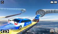 Police Limo Car Stunts - Mega Ramp Car Racing Game Screen Shot 4