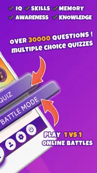 Mega Quiz: Battle of Knowledge - free trivia game Screen Shot 1