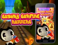 Subway Bendy Rush : The Magic Ink Machine Screen Shot 0