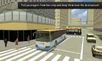قيادة السيارات مدينة الباص3D Screen Shot 1