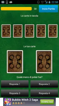 Poker Hands Quiz Screen Shot 1