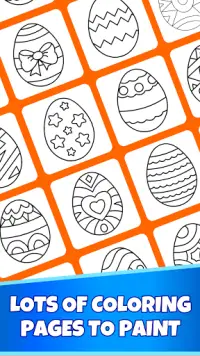 Easter Egg Coloring - Surprise Eggs Game For Kids Screen Shot 2
