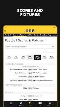 BBC Sport - News & Live Scores Screen Shot 9