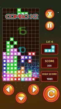 Classic tetris puzzle Screen Shot 2