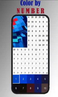 Poppy Color Number Pixel Art Screen Shot 1