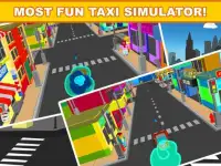 Mini Taxi Simulator 3D Screen Shot 6