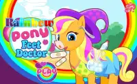 Rainbow pony Stopy Doktor Screen Shot 0