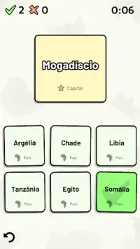 Países da África -Quiz: Mapas, Capitais, Bandeiras Screen Shot 3