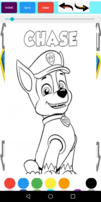 PAW Paint The Cartoons Patrol Learn Colors Screen Shot 3