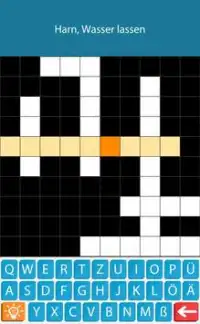 Crossword German Puzzles Game Screen Shot 1