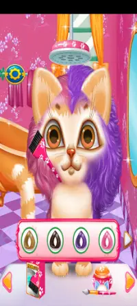 Crazy Cat Hair Salon - Beauty & Makeup Screen Shot 5