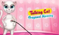Talking Cat Pregnant Mommy Screen Shot 0