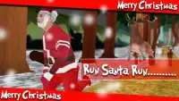 Real Santa Claus Running On Christmas Game🎉🎉🎉 Screen Shot 0