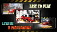 Fire Fighting Emergency Rescue Truck Parking Game Screen Shot 1