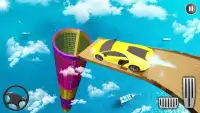 Mega rampe - cascades de voiture jeux de voitures Screen Shot 2
