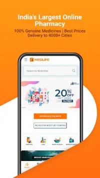 Medlife - India's Largest Medicine Delivery App Screen Shot 2