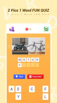 2 Pics 1 Word Fun Quiz Screen Shot 10
