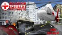Hélicoptère Ambulance 3D City Simulator Screen Shot 1