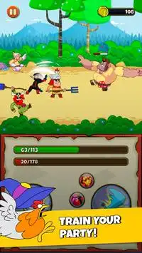 Chicken Chaser: Thumb Action RPG Screen Shot 1