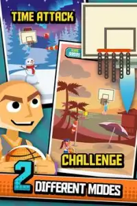 Basket Boss - Arcade Basketball Hoops Shooter Game Screen Shot 1