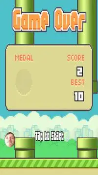 Flappy Barby Screen Shot 2
