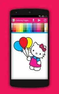 Coloring Pages for Kitty Fans Screen Shot 4