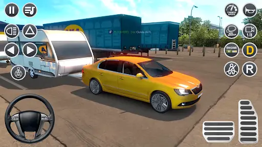 Free Car Parking Game 21 Car Driving Simulator Playyah Com Free Games To Play