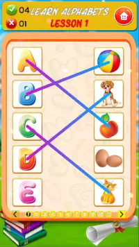 Matching Game for Kids: ABC Master App Screen Shot 0