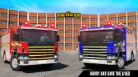 Fire Engine Game:Truck Driving Screen Shot 3
