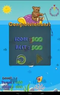 Bear fishing game Free Screen Shot 3