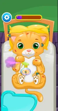 Little Cat Doctor Pet Vet Game Screen Shot 6
