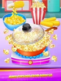 Popcorn Maker - Yummy Rainbow Popcorn Food Screen Shot 1