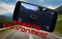 City Highway Motorbike Rider 3D Traffic Racer Game Screen Shot 1