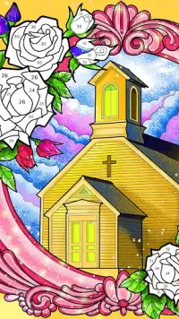 Bible Coloring Paint By Number Screen Shot 5
