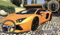 Driving Lamborghini Aventador City Racer Screen Shot 2