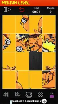 Puzzle Naruto Screen Shot 4