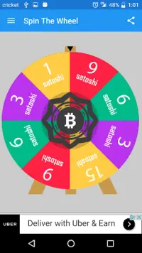 Wheel of Bitcoin Screen Shot 0