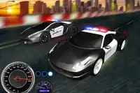 Carro de polícia rua corrida sim Screen Shot 0