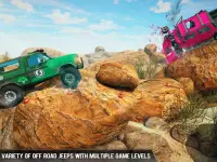 Offroad Jeep Crash 3D:Rock Crawling Simulator Screen Shot 12