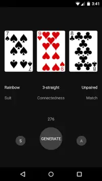 Poker Flop Generator Screen Shot 3