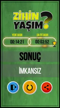 Zihin Yaşım - Zihin Yaşını Test Et Screen Shot 2